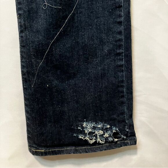 Levis Reworked Distressed Patchwork Jeans 515 Bootcut - Picture 4 of 11